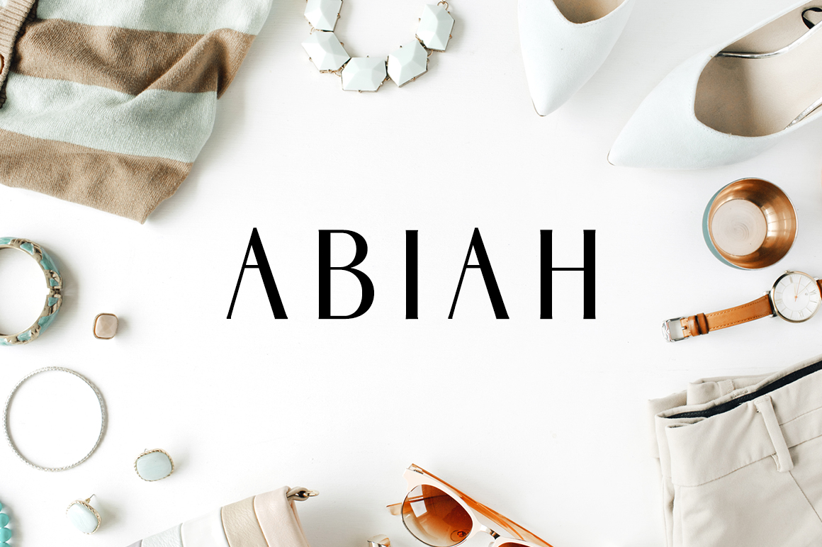 Abiah: A Modern Sans Serif for Creative Projects