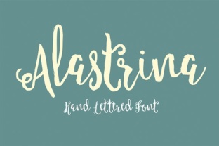 Alastrina: A Handwritten Font for Editorial Design