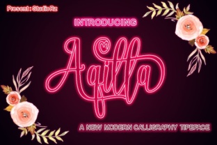 Aqilla: A Modern Calligraphy Font