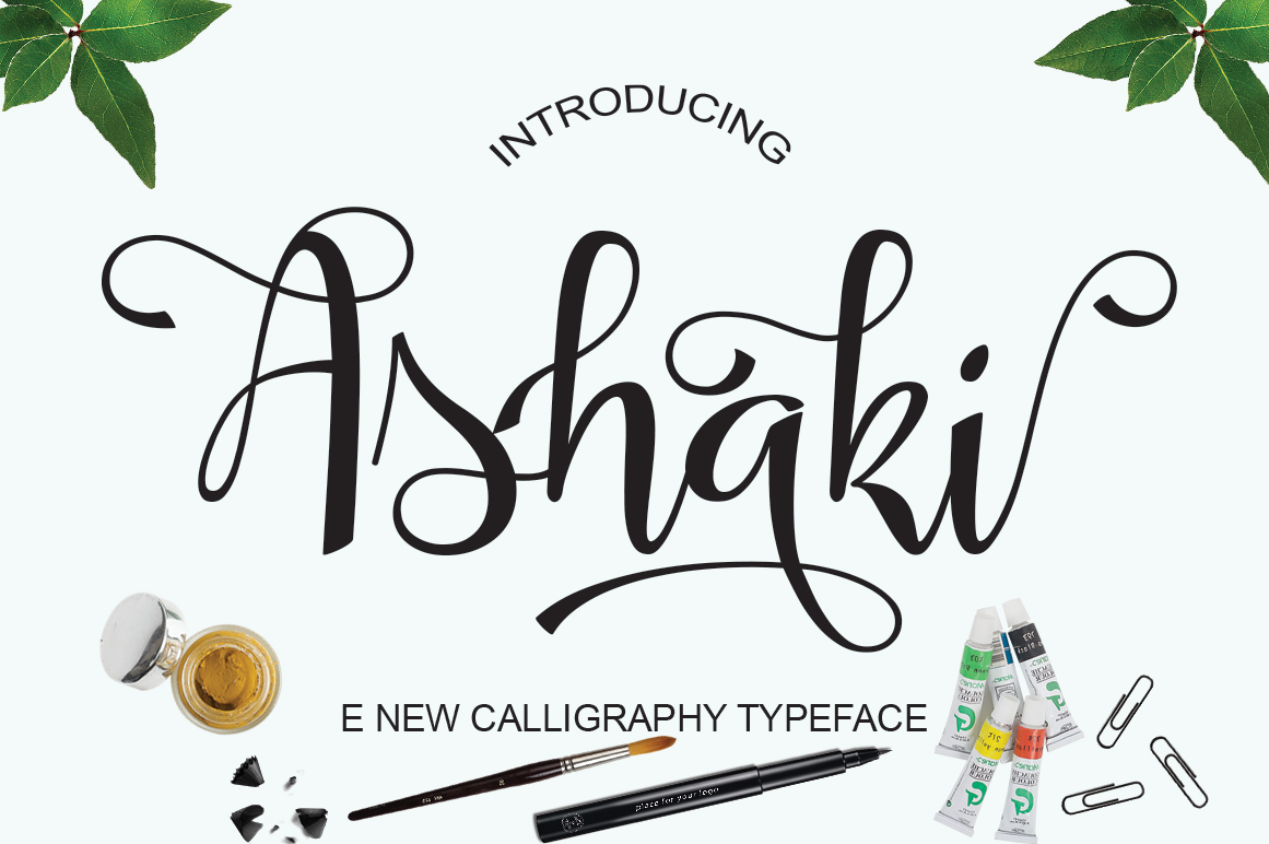 Asyaki: The Perfect Script Handwritten Font for Makers