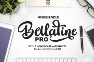 Bellatine: A Bold Handwritten Font