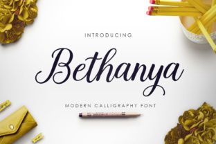 Bethanya: A Modern Calligraphic Font