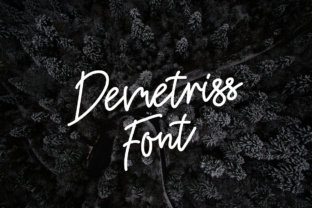 Demetriss: A Handwritten Font for Creative Projects