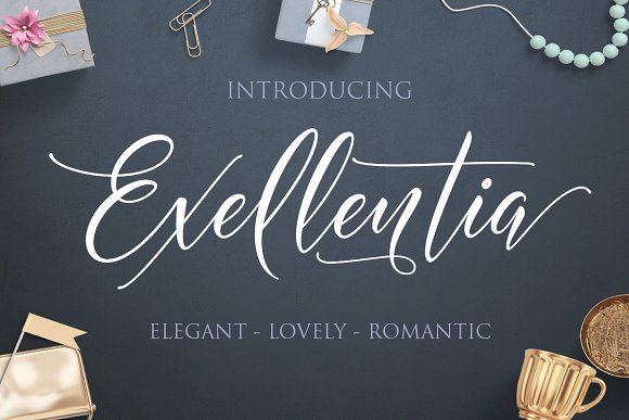 Exellentia: A Handwritten Font for Creative Makers