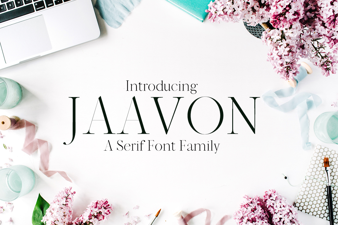 Jaavon: A Serif Font for Modern Design