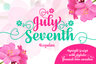 July Seventh: A Script Handwritten Font for Editorial Design