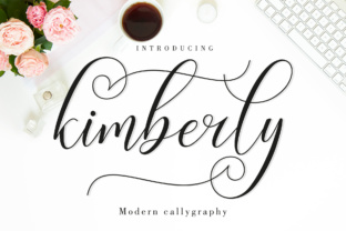 Kimberly Font: Fluid Handwritten Style