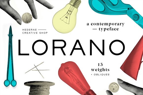 Lorano Font for Creative Projects