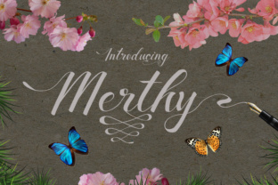 Merthy: A Stunning Script Handwritten Font for Editorial Design