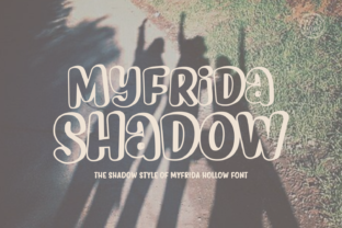 Myfrida Shadow Font for Creative Design