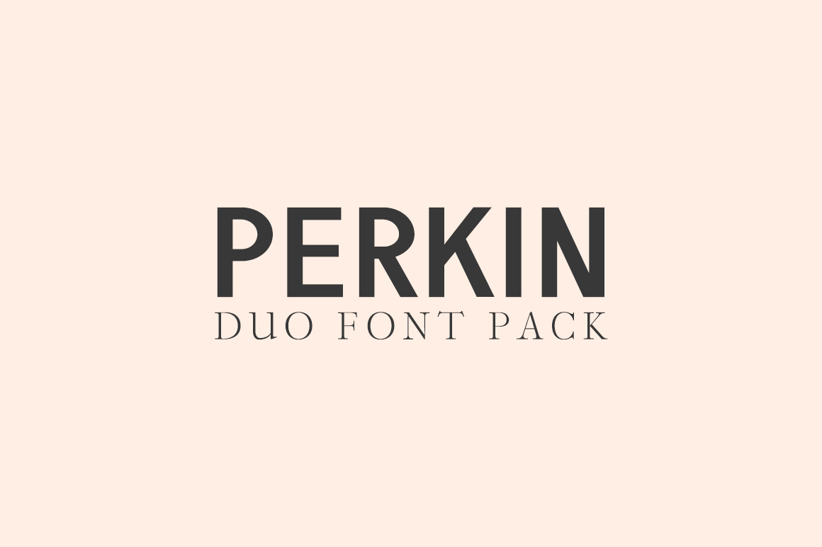Perkin Duo Font for Bold Campaigns