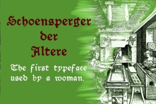 Schoensperger Der Altere: A Historic Typeface for Modern Branding
