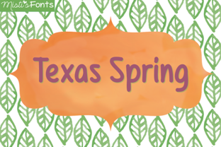Texas Spring Font for Creative Projects