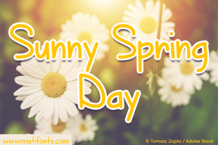 Using Sunny Spring Day Font for Handwritten Branding